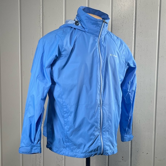 *Columbia Men's Blue Hooded Jacket Windbreaker Size 2X - Picture 8 of 14